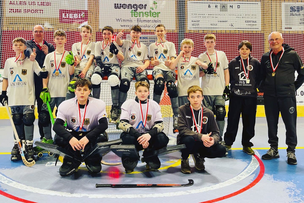 Platz 2 für die U15HerrenNationalmannschaft beim SpiessMetallcup in